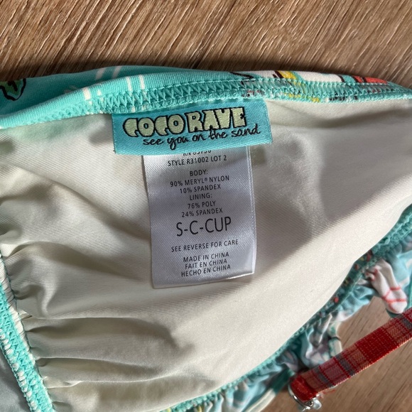 Coco Rave - Halter Tankini Top - Picture 6 of 6